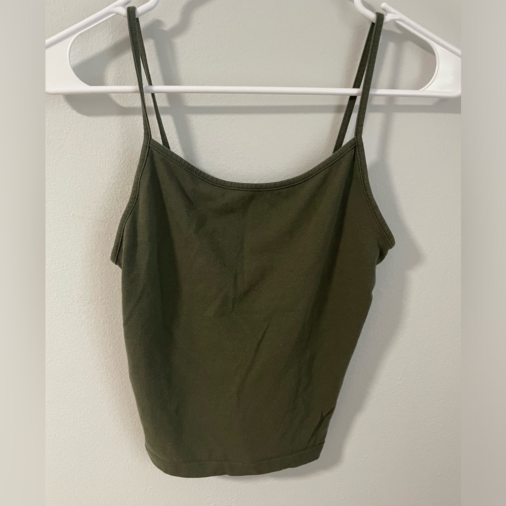 Wild Fable Green Scoop Neck Cami